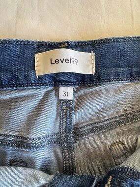 Level 99 Light Wash Denim Jeans - Blue